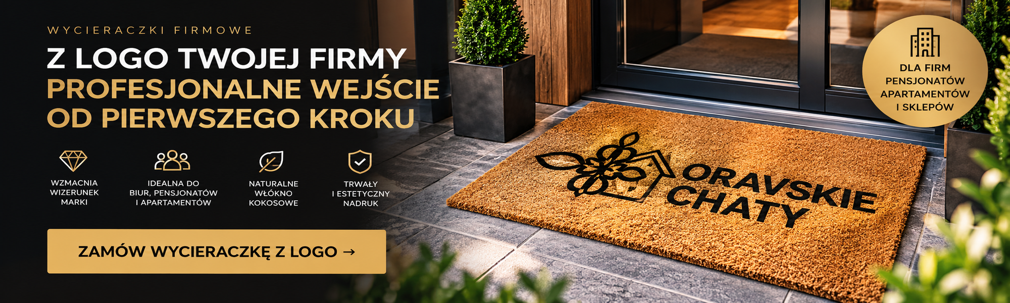 Wycieraczki kokosowe personalizowane
