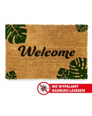  Wycieraczka Kokosowa Welcome - Monstera 60x40 cm