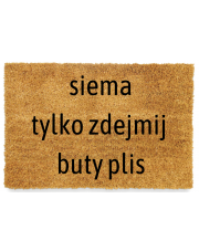 Wycieraczka Siema zdemij buty plis