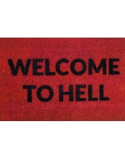 Czerwona wycieraczka- WELCOME TO HELL