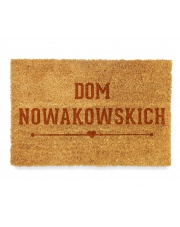 Wycieraczka DOM + NAZWISKO