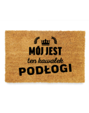 Wycieraczka z napisem 